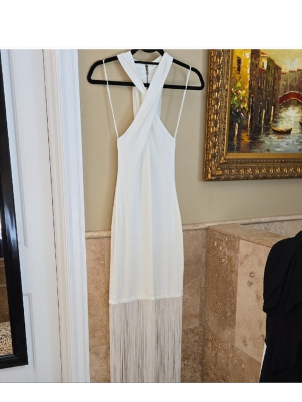 Alice + Olivia White  Dress Size 8 - Picture 2 of 7